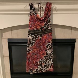 Cato, Multi-Colored, Cowl Neck Dress